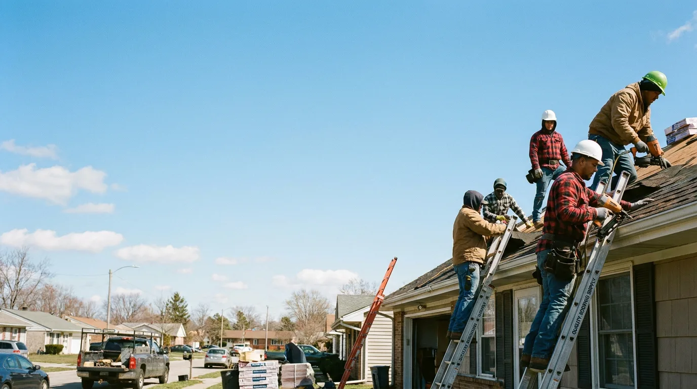 Roofing in Hoffman, IL near me